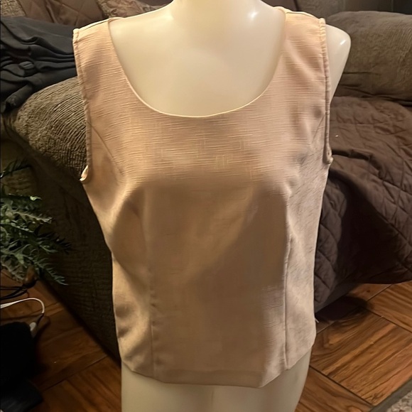 Tan Textured Blazer with Tailored Fit - Picture 3 of 6